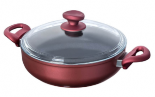 Nehir Nar Çiçeği Titanium Karnıyarık Tenceresi 30 cm
