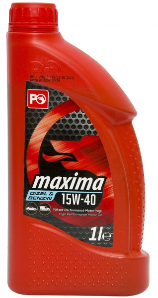 Petrol Ofisi Maxima 15W-40 Motor Yağı (1 litre)