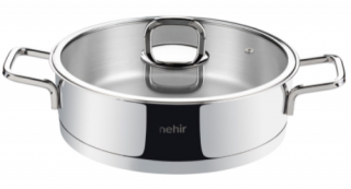 Nehir Silver Trend 8 Parça Çelik Tencere Seti