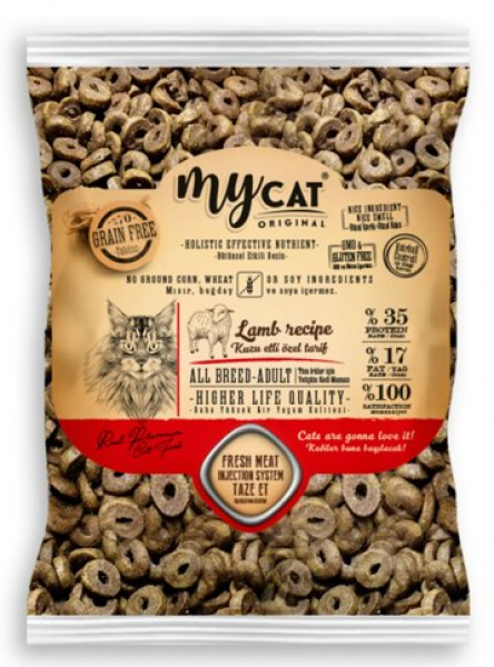 MyCat Mycat Tahılsız Kuzu Etli 1 kg Kedi Maması