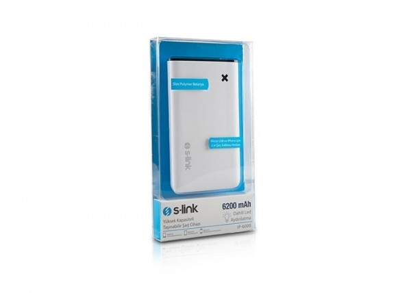 S-link IP-6000 6200 mAh Powerbank