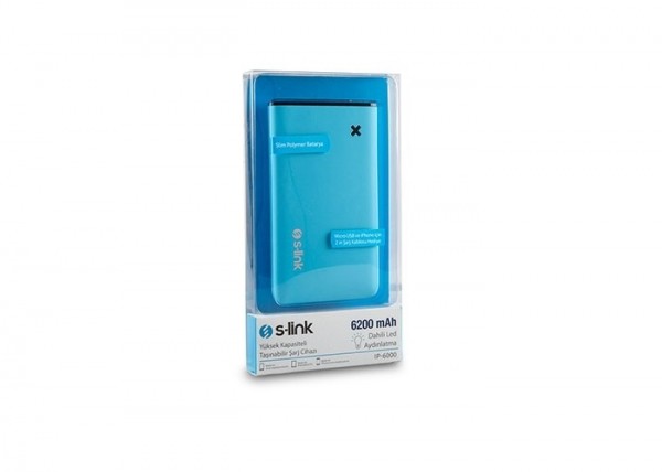 S-link IP-6000 6200 mAh Powerbank