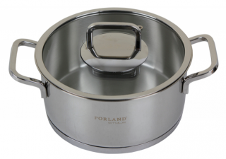 Porland Lusso Derin Çelik Tencere 20 cm