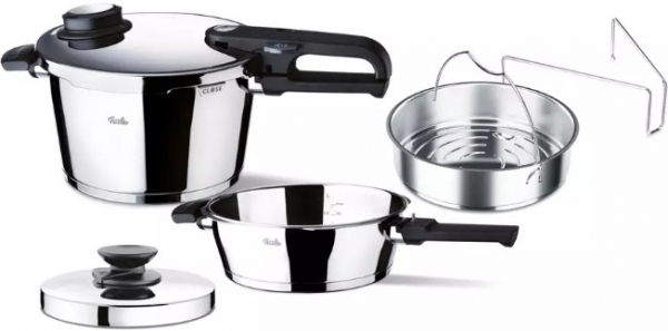 Fissler Vitavit Premium 4.5+2.5 Düdüklü Tencere (4.5 Litre / 2.5 Litre)