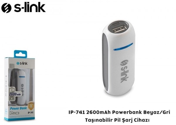 S-link IP-741 2600 mAh Powerbank