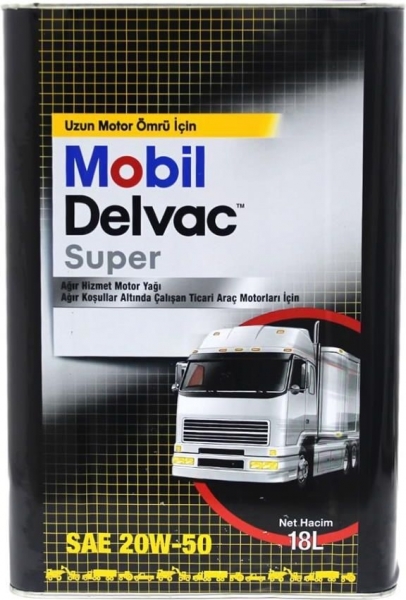 Mobil Delvac Super 20W-50 Motor Yağı (18 litre)