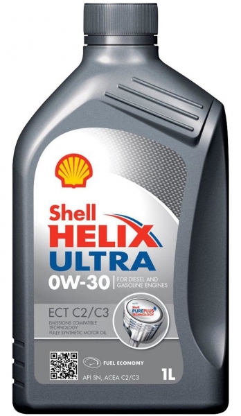 Shell Helix Ultra ECT C2/C3 0W-30 Motor Yağı (1 litre)