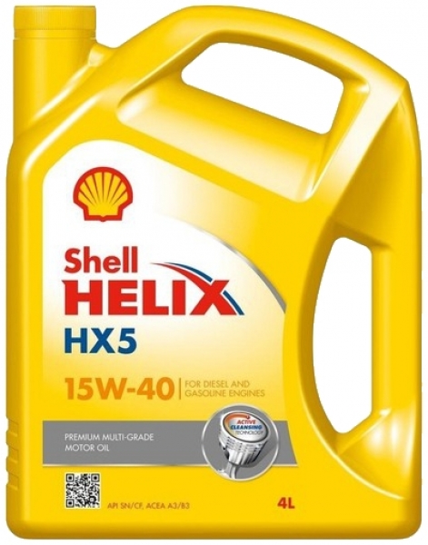 Shell Helix HX5 15W-40 Motor Yağı (4 litre)