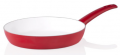 Taç Kırmızı Beyaz Seramik Tava 28 cm resim