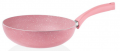 Taç Aksu Extra Pembe Granit Wok Tava 28 cm resim