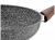Taç Gri Ahşap Sap Granit Plus Tava 24 cm
