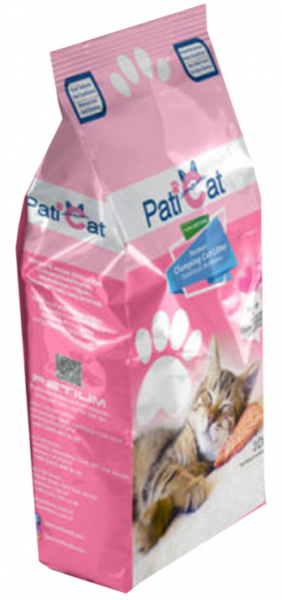 Paticat Topaklanan İnce Taneli Pudra Kokulu 5 lt Kedi Kumu (İnce Taneli)