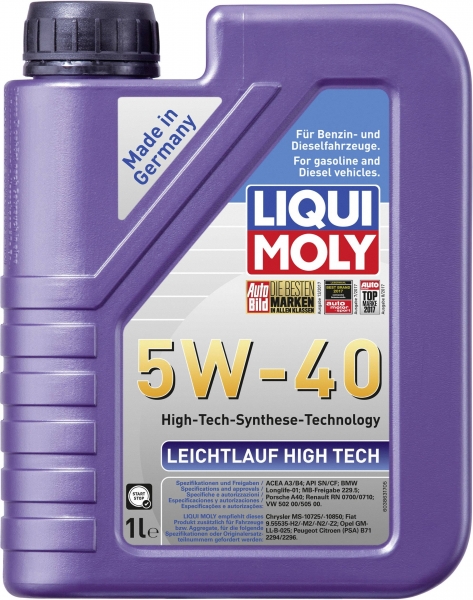 Liqui Moly Leichtlauf High Tech 5W-40 Motor Yağı (1 litre)