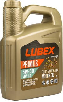 Lubex Primus MV-LA 5W-30 Motor Yağı