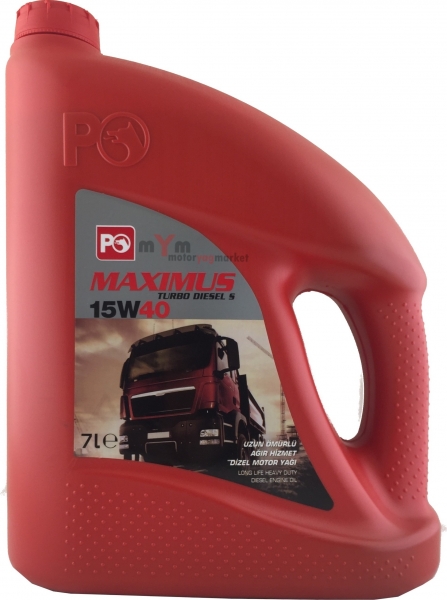 Petrol Ofisi Maximus Turbo Diesel S 15W-40 Motor Yağı (7 litre)