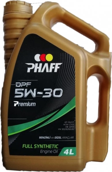 Phaff DPF Premium 5W-30 Motor Yağı (4 litre)