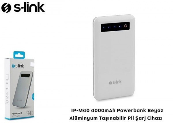 S-link IP-M40 4000 mAh Powerbank