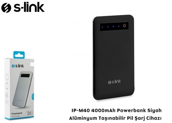 S-link IP-M40 4000 mAh Powerbank