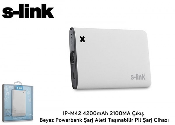 S-link IP-M42 4200 mAh Powerbank