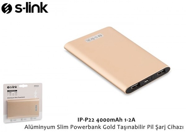 S-link IP-P22 4000 mAh Powerbank