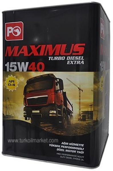 Petrol Ofisi Maximus Turbo Diesel Extra 15W-40 Motor Yağı (20 litre)