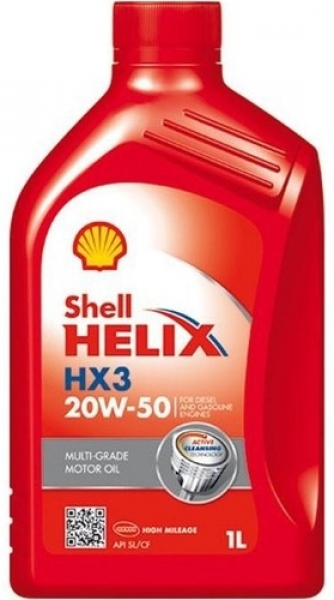 Shell Helix HX3 20W-50 Motor Yağı (1 litre)