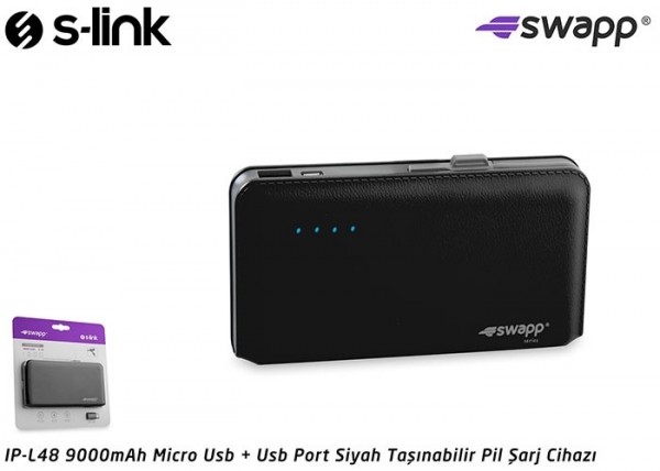 S-link Swapp IP-L48 9000 mAh Powerbank
