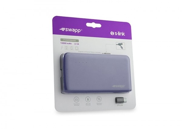 S-link Swapp IP-L44 12000 mAh Powerbank
