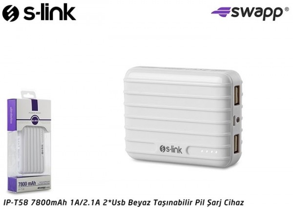 S-link Swapp IP-T58 7800 mAh Powerbank