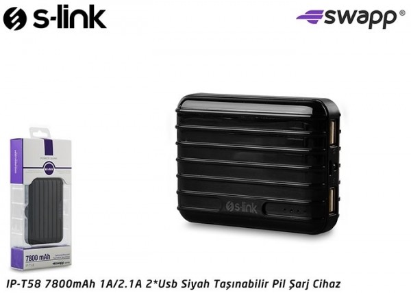 S-link Swapp IP-T58 7800 mAh Powerbank