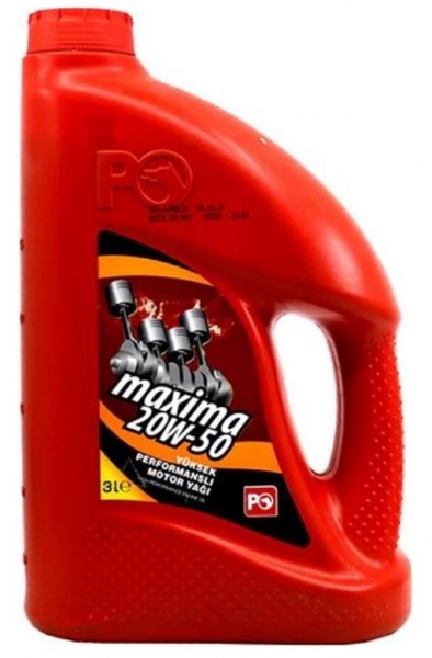 Petrol Ofisi Maxima 20W-50 Motor Yağı (3 litre)