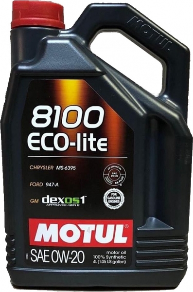 Motul 8100 Eco-lite 0W-20 Motor Yağı (4 litre)