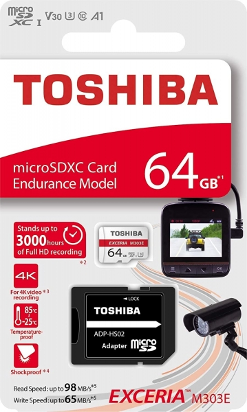 Toshiba Exceria M303E microSD