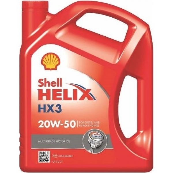 Shell Helix HX3 20W-50 Motor Yağı (4 litre)