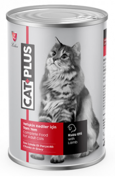 CatPlus Kuzu Etli 415 gr Kedi Maması