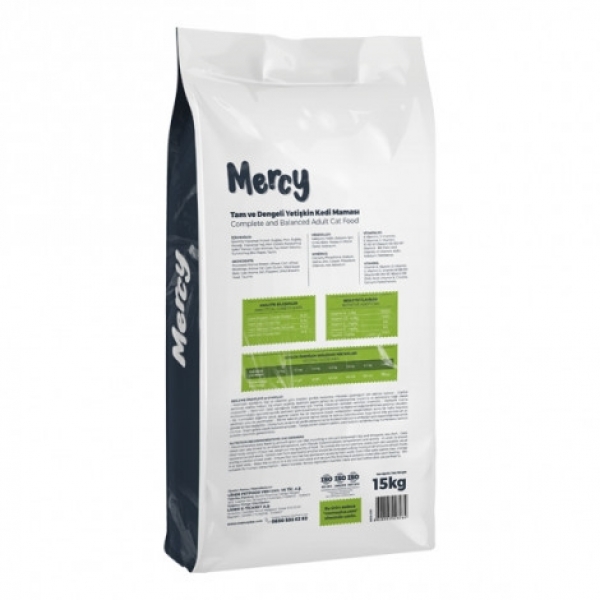 Mercy Tavuklu Yetişkin 15 kg Kedi Maması