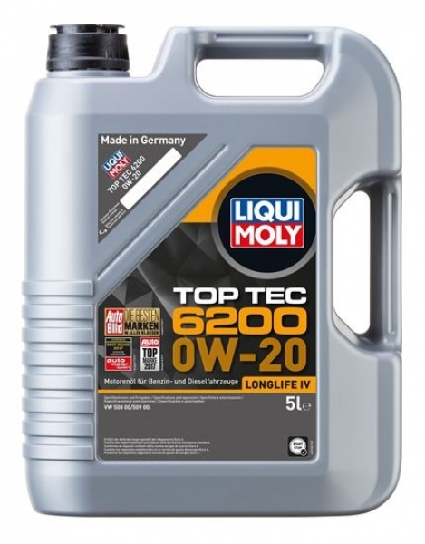 Liqui Moly Top Tec 6200 0W-20 Motor Yağı (5 litre)