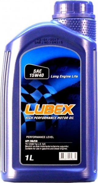 Lubex SAE 15W-40 Motor Yağı (1 litre)