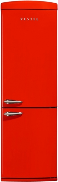 Vestel RETRO NFK3501 Buzdolabı (Kırmızı)