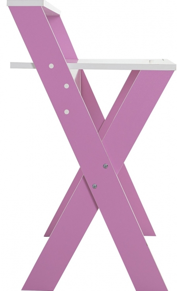 Enda Home X Ayaklı Çalışma Masası (Pembe / Beyaz)