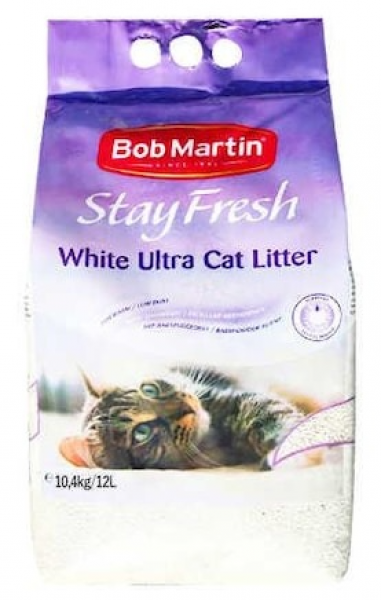 Bob Martin Stayfresh Bebek Pudralı Bentonit İnce Taneli 12 lt Kedi Kumu