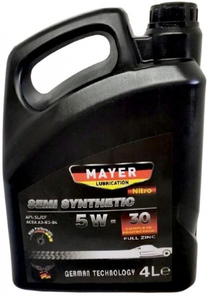 Mayer Lubrication Nitro 5W-30 Motor Yağı (4 litre)