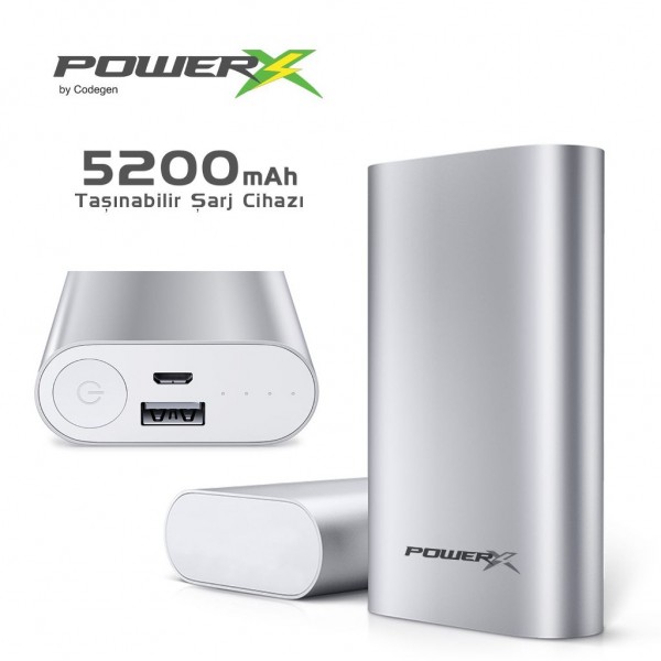 Codegen A5 PowerX 5200 5200 mAh Powerbank