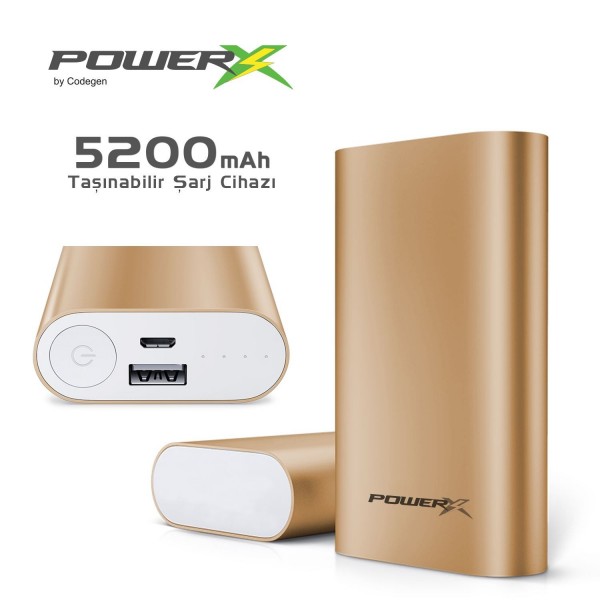 Codegen A5 PowerX 5200 5200 mAh Powerbank