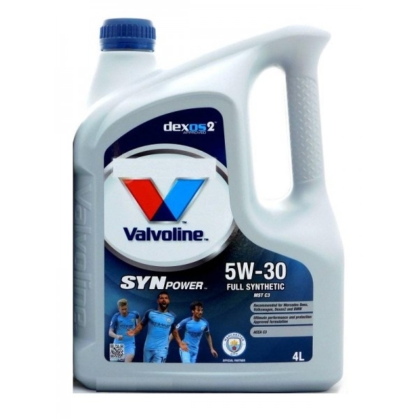 Valvoline SynPower MST C3 5W-30 Motor Yağı (4 litre)