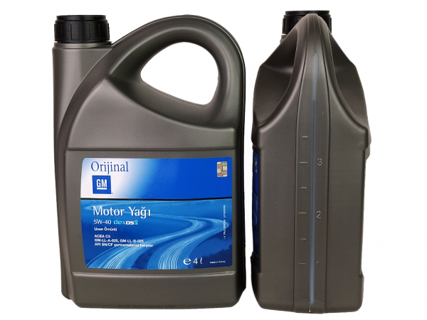 GM Dexos 2 5W-40 Motor Yağı (4 litre)