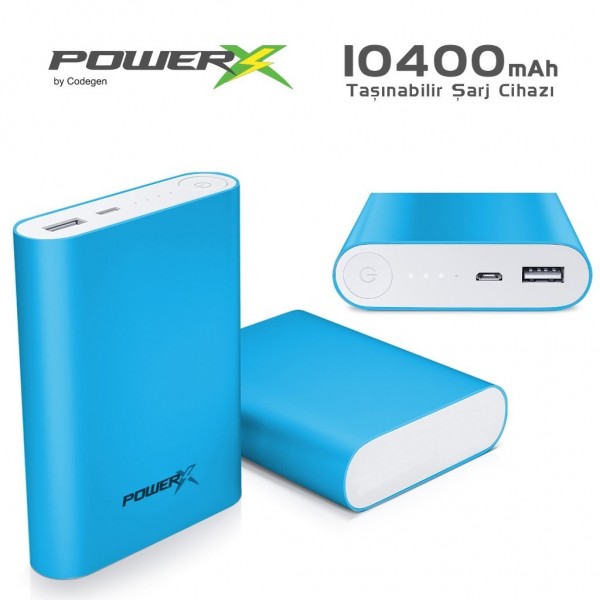 Codegen A10 PowerX 10400 10400 mAh Powerbank
