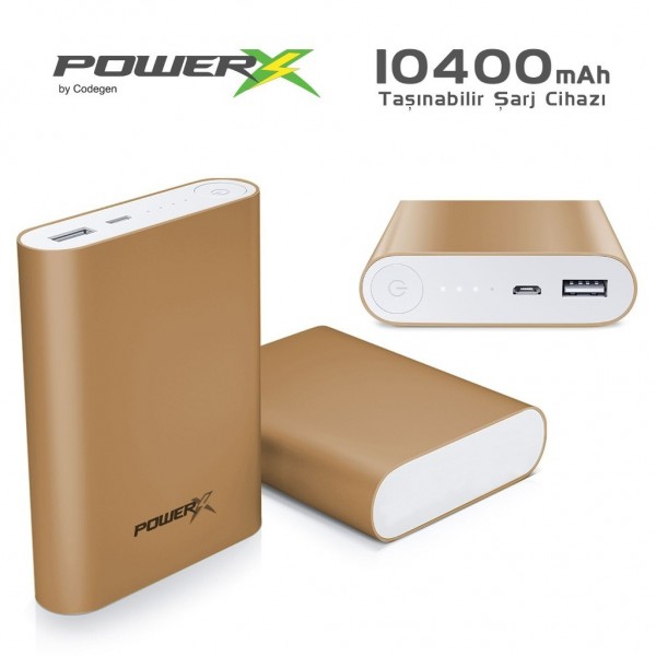 Codegen A10 PowerX 10400 10400 mAh Powerbank