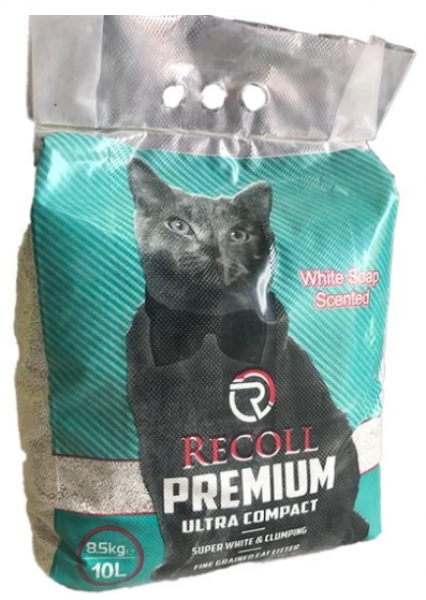 Recoll Bentonit Sabun Kokulu Topaklaşan 10 lt Kedi Kumu