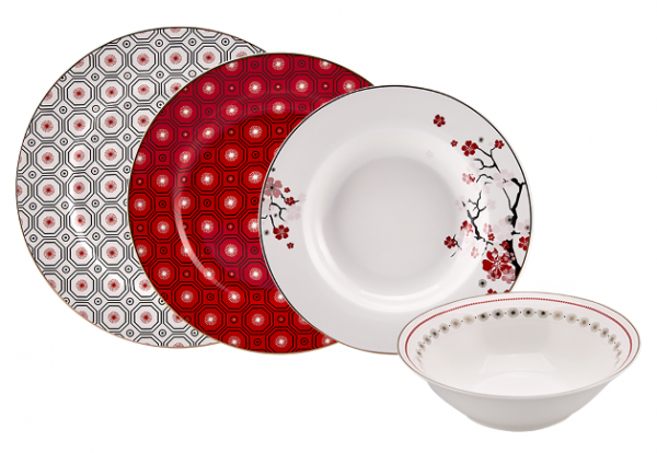 Karaca Sakura 24 Parça Yemek Takımı